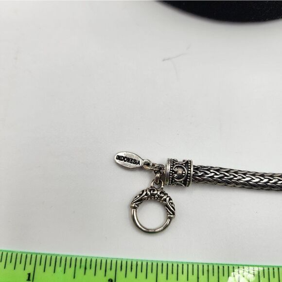 Sterling Silver Byzantine Toggle Bracelet 7" NWOT - Picture 3 of 6